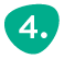 Številka 4 na zelenem trikotniku