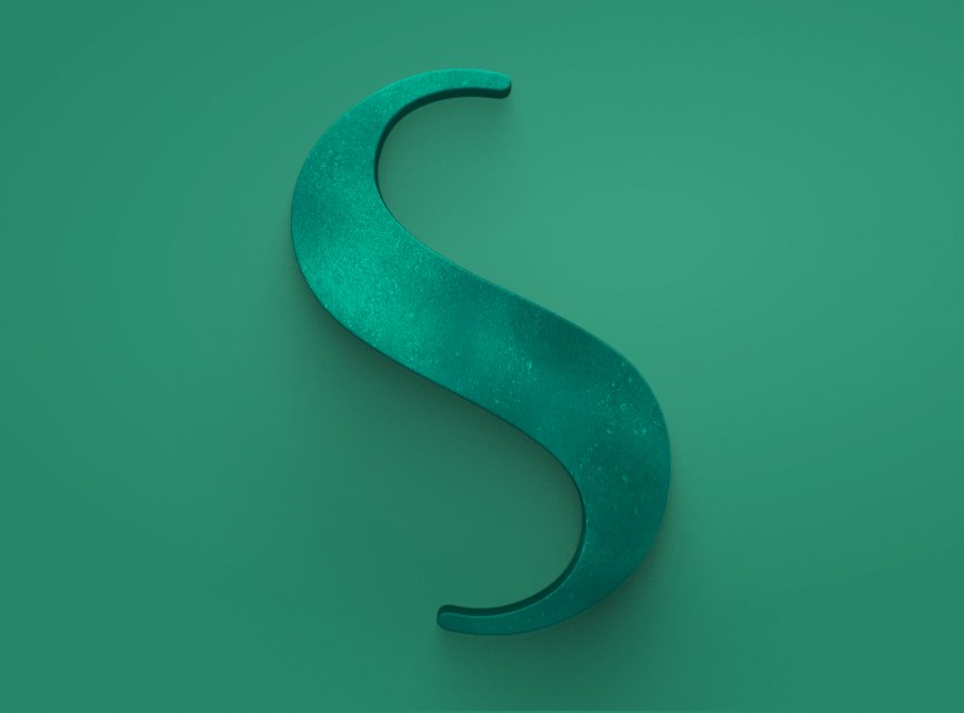 Logo Zavarovalnice Sava na zelenem ozadju